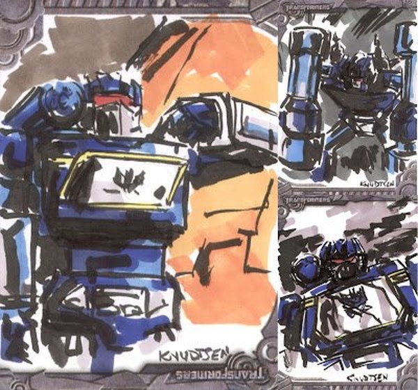 Transformers Sketch Cards By Breygent Marketing Preview G1 Cards Art (9a) (10 of 10)